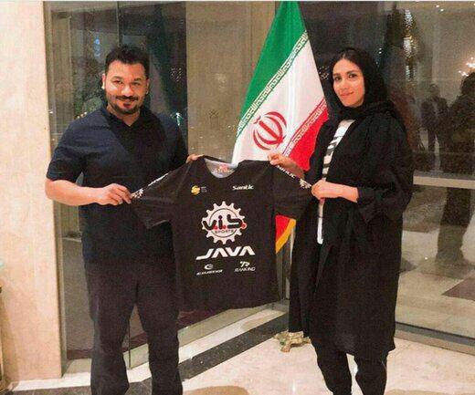 بانوی لژیونر ایرانی راهی اسپانیا شد+عکس