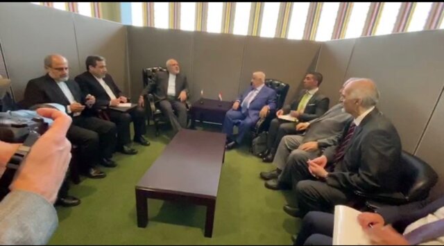 رایزنی ظریف و ولید معلم در مورد آخرین تحولات روند&laquo; آستانه&raquo;