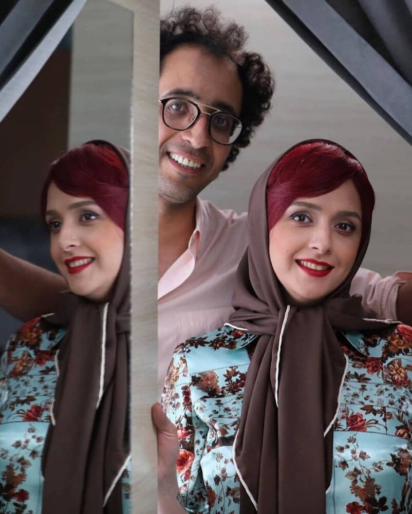 ترانه علیدوستی پشت صحنه یک فیلم+ عکس