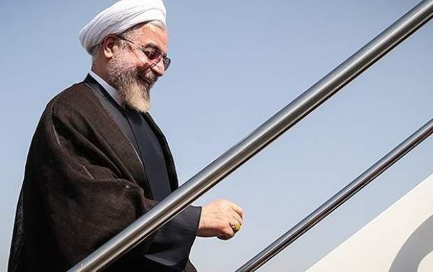 روحانی عازم باکو شد روحانی عازم باکو شد