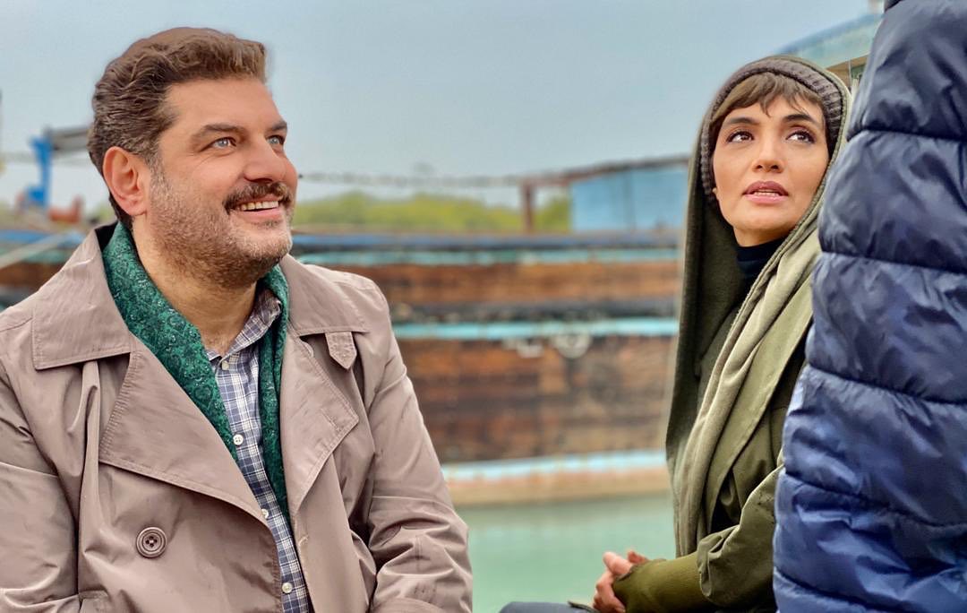 قشم گردی سام درخشانی و میترا حجار/ عکس