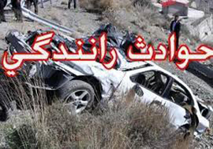 یک کشته در واژگونی خودرو یک کشته در واژگونی خودرو