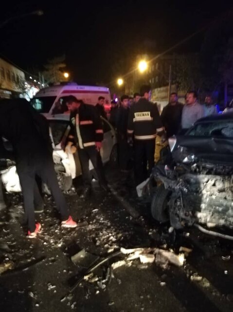 تصادف مرگبار در شهر کرمان تصادف مرگبار در شهر کرمان