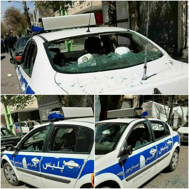 ماجرای تخریب خودروی پلیس راهور انتظامی خوی چه بود؟