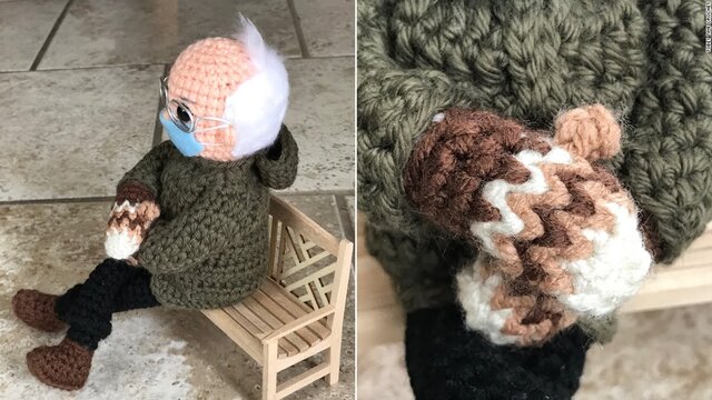 فروش عروسک بافتنی &laquo;برنی سندرز&raquo;+عکس