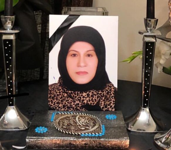 پوران درخشنده عزادار شد/ عکس