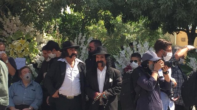 آغاز مراسم خاکسپاری سیروس گرجستانی