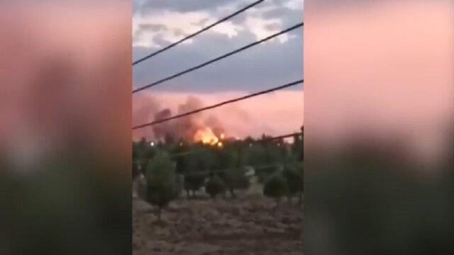 انفجار مرگبار انبار مهمات نیروهای سوریه دموکرات انفجار مرگبار انبار مهمات نیروهای سوریه دموکرات
