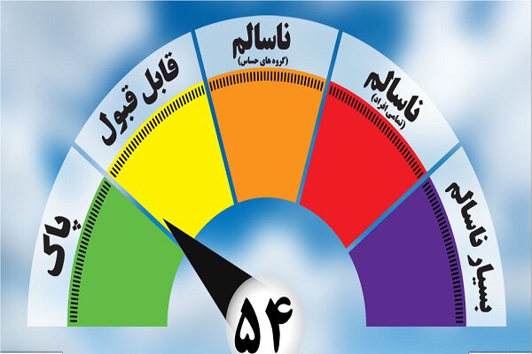 کیفیت هوای پایتخت قابل قبول گزارش شده است کیفیت هوای پایتخت قابل قبول گزارش شده است