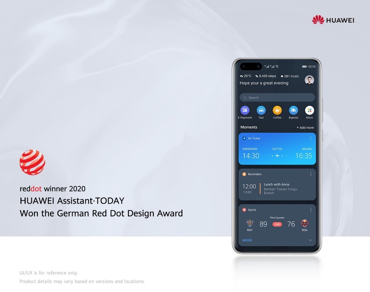 هوآوی جایزه Red Dot Awards را دریافت کرد هوآوی جایزه Red Dot Awards را دریافت کرد