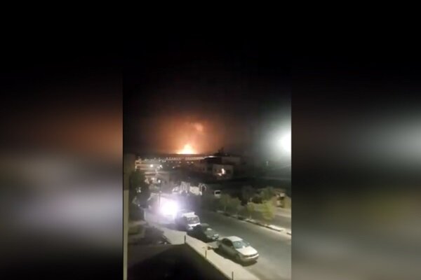 انفجار مهیب در نزدیکی شهر زرقاء اردن انفجار مهیب در نزدیکی شهر زرقاء اردن