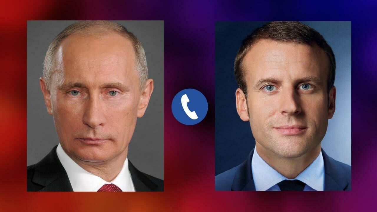 تاکید پوتین و مکرون بر حل و فصل مناقشه قره باغ