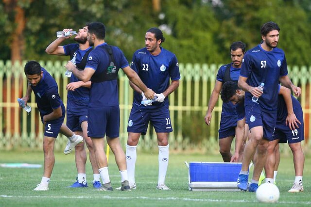 اولین تمرین استقلال با محمود فکری اولین تمرین استقلال با محمود فکری