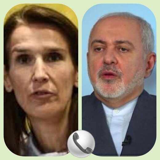 ظریف با همتای بلژیکی گفتگو کرد ظریف با همتای بلژیکی گفتگو کرد