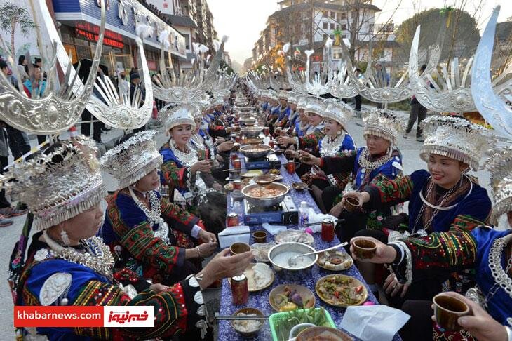 عکس/ جشن سال نو در چین بدون ترس از کرونا