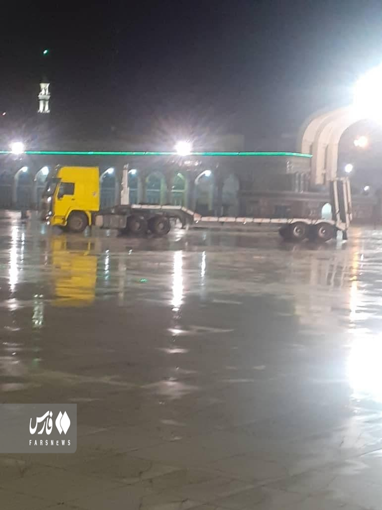 ماجرای حمله با تریلر به مسجد جمکران ماجرای حمله با تریلر به مسجد جمکران