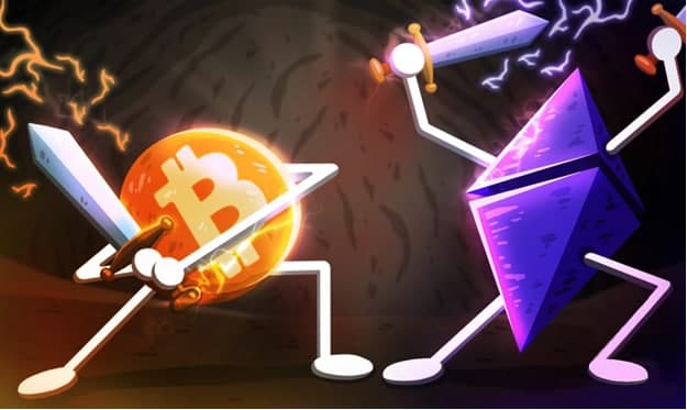 سود بیشتر با بیت کوین یا اتریوم؟ سود بیشتر با بیت کوین یا اتریوم؟