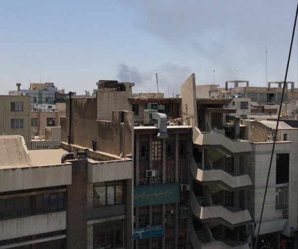 منشاء دود در آسمان جنوب تهران منشاء دود در آسمان جنوب تهران