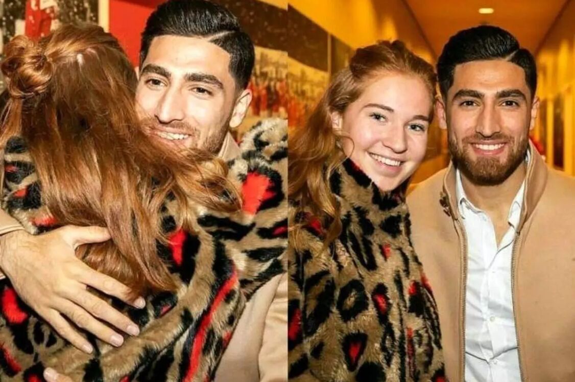 دختر هلندی در آغوش علیرضا جهانبخش