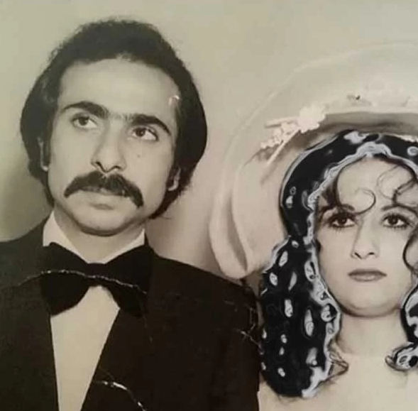 عکس قدمی از عروسی پدر سپند و کمند امیر سلیمانی