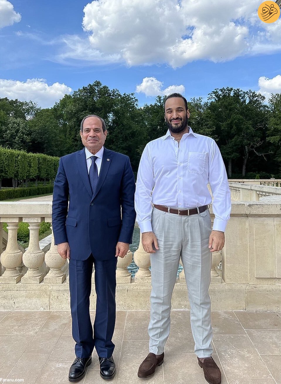 عکس/ تیپ متفاوت محمد بن سلمان در پاریس