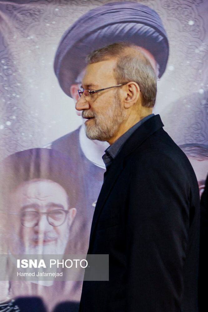 تصویر خاص عجیب از علی لاریجانی