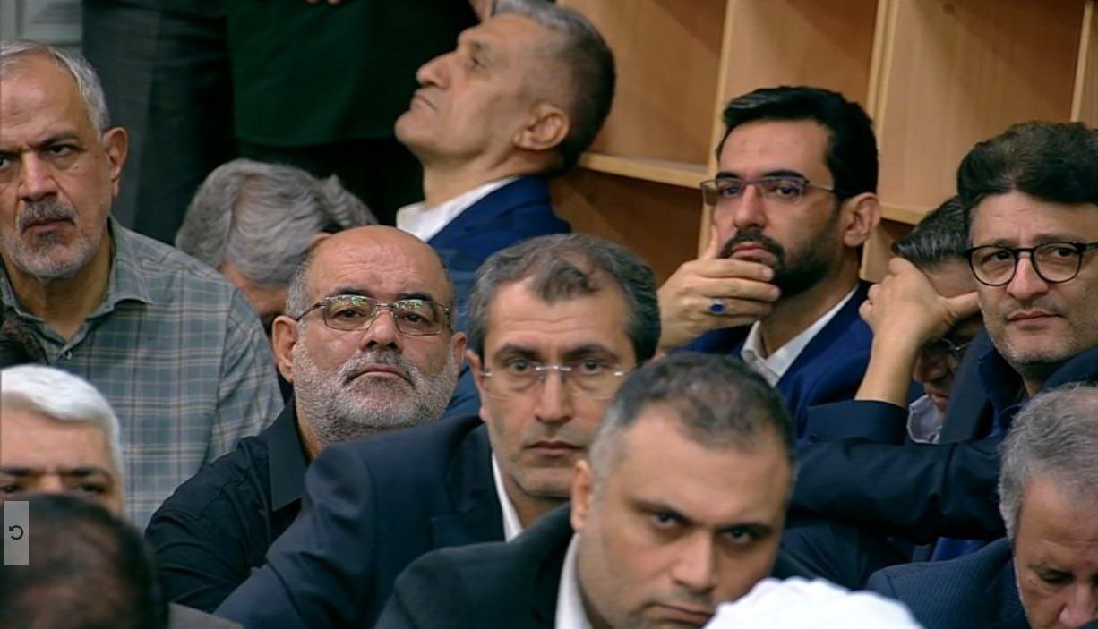 تصویر آذری جهرمی در مراسم تنفیذ
