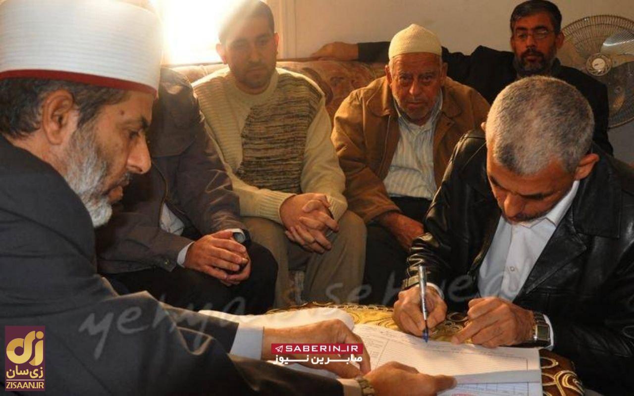 عکس/ مراسم عقد و ازدواج یحیی السنوار