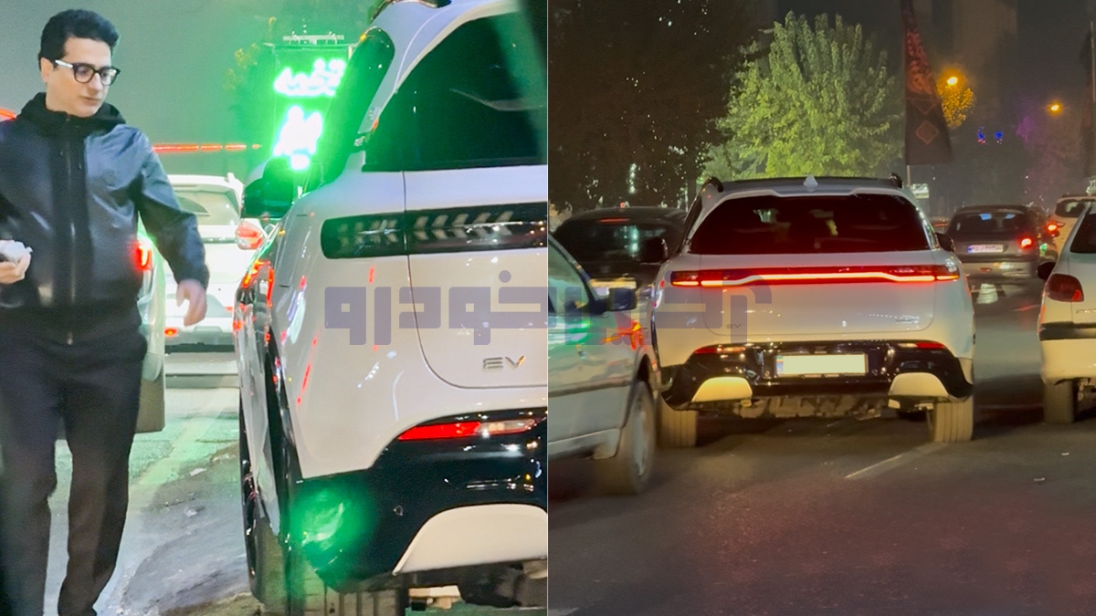 خودروی فوق لاکچری همایون شجریان لو رفت خودروی فوق لاکچری همایون شجریان لو رفت