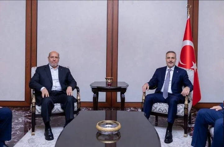 وزیر خارجه ترکیه با رئیس دفتر سیاسی حماس