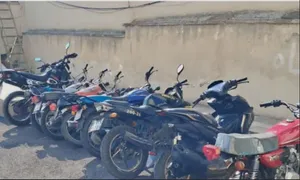 کشف ۱۶ دستگاه  موتورسیکلت مسروقه در 